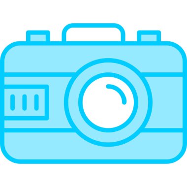 hipster film kamerası, illüstrasyon simgesi