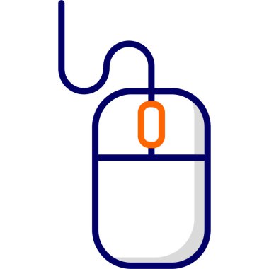 fare düz vektör simgesi