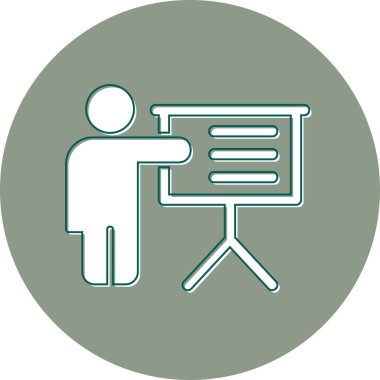 business Training, businessman at desk explaining strategy