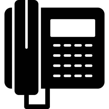 telefon simgesi vektör illüstrasyonu