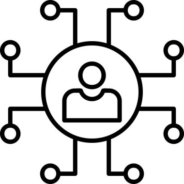 Ağ modern simgesi, vektör illüstrasyonu 