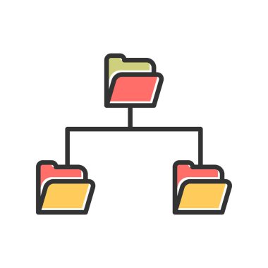 folder icon, web simple illustration