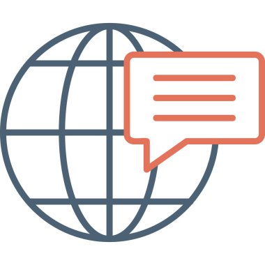 küresel ağ. Basit resimleme