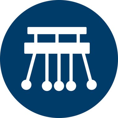 Sarkaç düz vektör simgesi