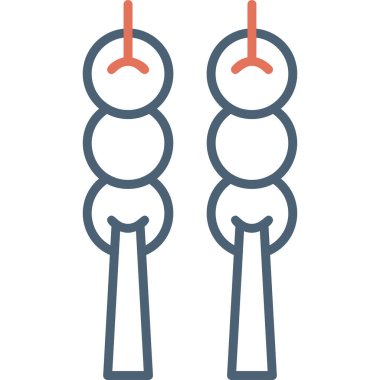 Dango simgesinin vektör illüstrasyonu