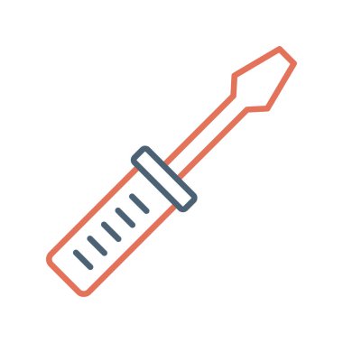 Tornavida simgesinin vektör çizimi