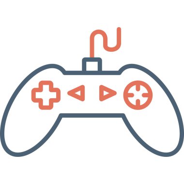 Oyun kolu. Web simgesi basit illüstrasyon