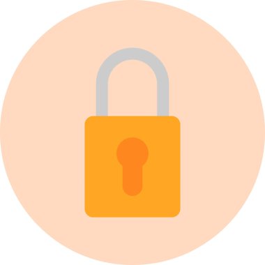 ikon vektör illüstrasyonunu kilitle 