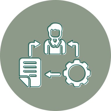 iş ve geliştirme simgesi illüstrasyonu