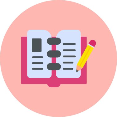 Belge simgesinin vektör illüstrasyonu