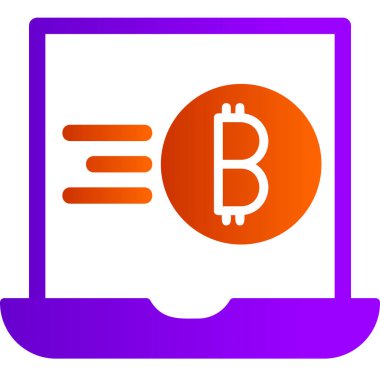 Bilgisayar. Web simgesi basit illüstrasyon