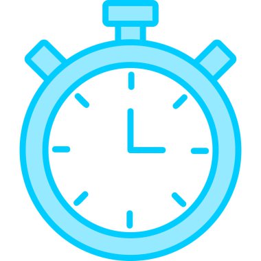 Kronometre Web simgesi basit tasarım