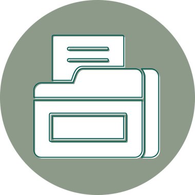 folder icon, web simple illustration