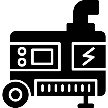 - Araba. Web simgesi basit illüstrasyon