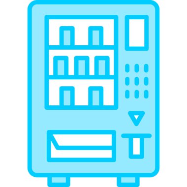 Satış makinesi. Web simgesi basit tasarım