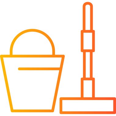 Web simgesi temizleme basit illüstrasyonu
