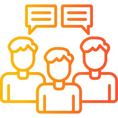 Takım. Web simgesi basit illüstrasyon