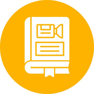 Sinema web simgesi basit illüstrasyon