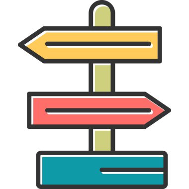 Modern İmza Panosu simgesinin vektör çizimi