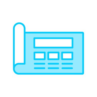 Basit vektör simgesi planla