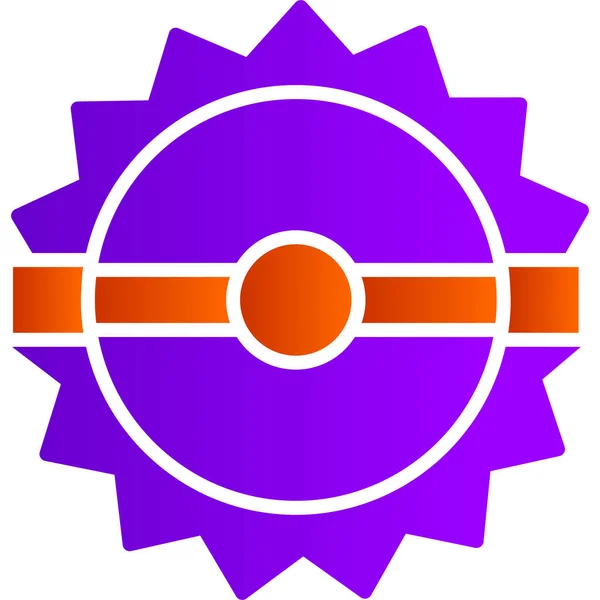 Getriebe Symbol Einfache Illustration Von Zielvektorsymbolen Für Das Web — Stockvektor