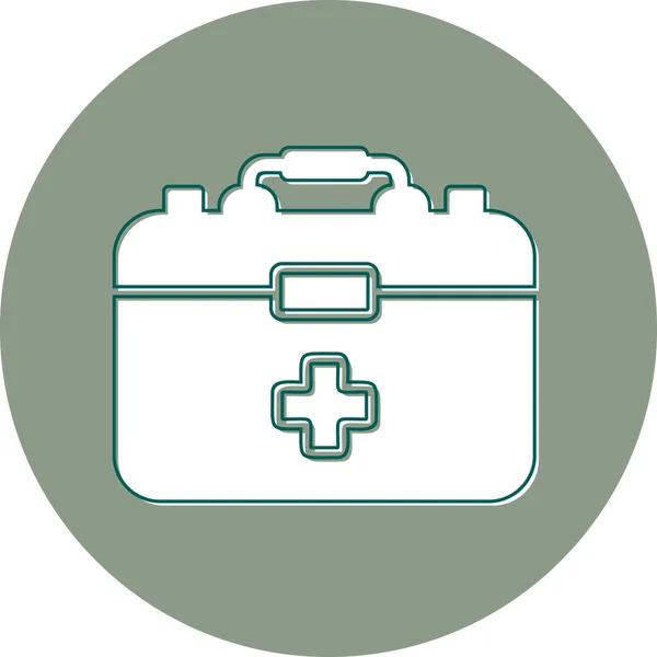 First Aid Kit Vector Icon — Stock Vector