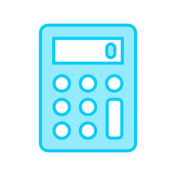 Ícone Calculadora Ilustração Vetorial — Vetor de Stock