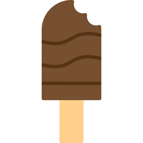 Мороженое Плоский Дизайн — стоковый вектор