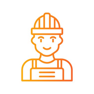 Worker icon modern vector illustration