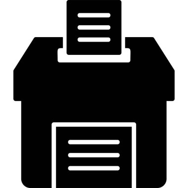 Dosya. Web simgesi basit illüstrasyon