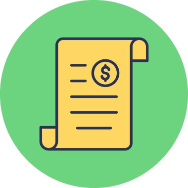 Ben Bill. Web simgesi basit illüstrasyon