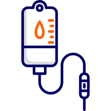Iv Bag modern simgesi, vektör illüstrasyonu 