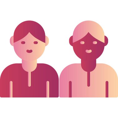 Abstract vector illustration of team work