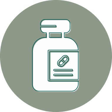 Sağlık hizmetleri web simgesi basit illüstrasyon