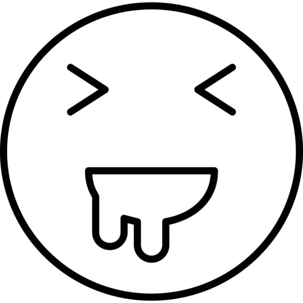 Emoticon Προσώπου Διανυσματική Απεικόνιση — Διανυσματικό Αρχείο