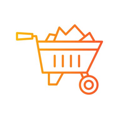 wheelbarrow with shopping cart and trolley vector illustration design