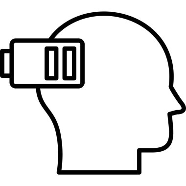 Yorgun konsept renk vektörü çizimi