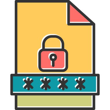 Güvenli. Web simgesi basit illüstrasyon