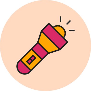 el feneri. Web simgesi basit illüstrasyon 