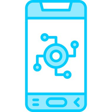 Cep telefonu. Basit resimleme