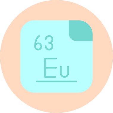 periyodik element tablosu, 63 Europium illüstrasyonu