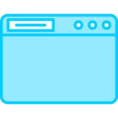 Tarayıcı penceresi. Web simgesi