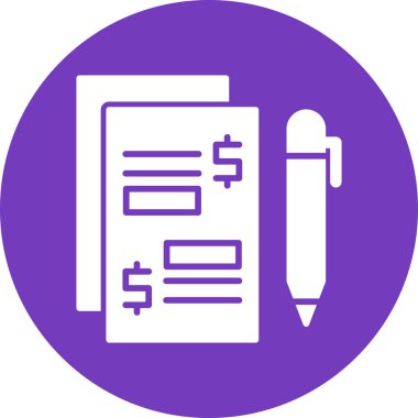 Paid Articles icon modern vector illustration