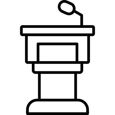 Hukuk. Web simgesi basit illüstrasyon