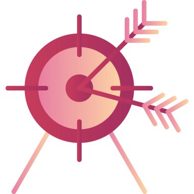 hedef simge vektör illüstrasyonu