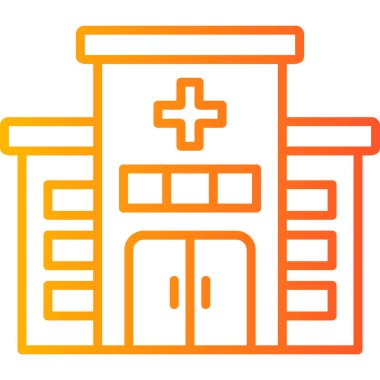 Hastane binası. Basit tasarım