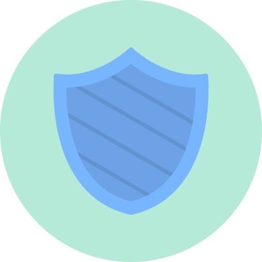 kalkan simgesi, vektör illüstrasyonu basit tasarım