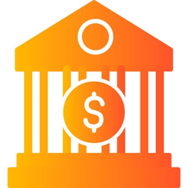 Bank icon modern vector illustration