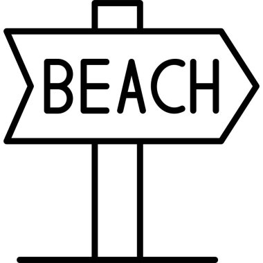 İşaret levhası Web simgesi basit illüstrasyon