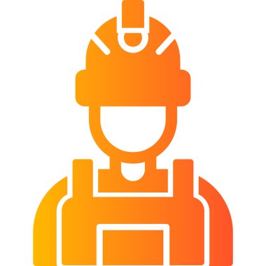 Mühendis, web simgesi basit tasarım